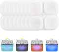 Wonder Creature Cat Water Fountain Filter Replacement, 6/8/6+6/12+12 Pack for Crystal Cat Fountain, 3L/101oz Pet Water Dispenser Filters (8 Pack)
