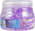 Fresh Step Litter Box Deodorizing Gel Beads in Soothing Lavender Scent - Pet Odor Neutralizing Beads for Pet Smells from Litter Box - 12 Ounce