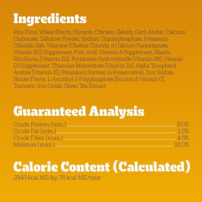 Pedigree Dentastix Large Dog Treats, Original Flavor with Real Chicken, 14.99 oz. Bag (18 Treats Total)