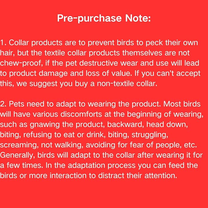 Parrot Neck Collar Pet Anti-bite Picking Feather Healing Protective Neck Cover Collar for Birds Conures Cockatiels Lovebirds Budgies Cockatoos African Grey Random Color (2M)