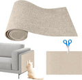 NATUYA Cat Scratcher Mat, 39.4"x15.8" Trimmable Replacement Carpet for Cats Tree Shelves, Self-Adhesive Cats Couch Protector, Easy Use for Wall Furniture and Scratching Post (Cream, 39.4 * 15.8")