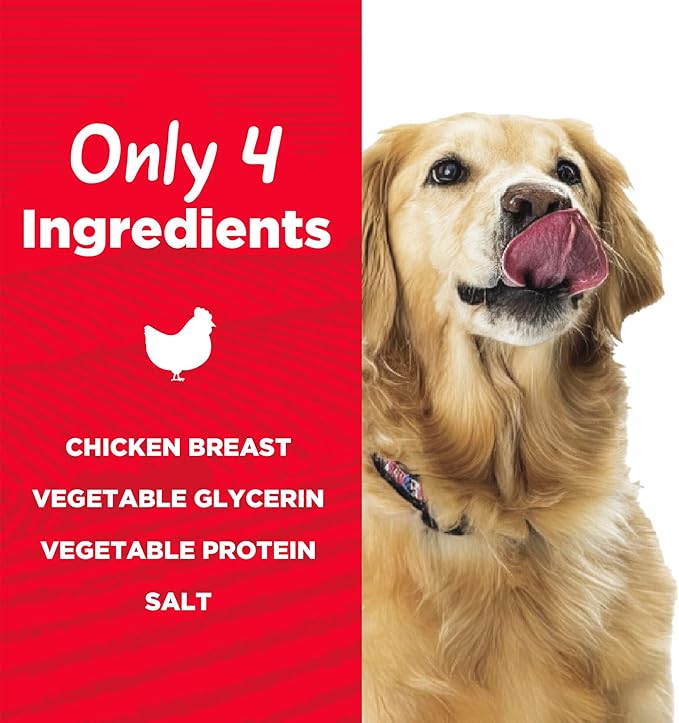Country Kitchen Chicken Jerky Tender Dog Treats, Made with Real Chicken,High Protein, Low Fat, No Artificial Colors, 16 oz