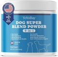 Supplements for Dogs, Dog Supplements Super Blend Powder 9 in 1, Vitamins for Dog, with Iceland Fish Powder, Support Gut Health, Hip and Joint, Multivitamin Support, 6.35oz, Fish Flavor