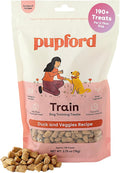 Pupford Freeze Dried Training Treats for Dogs & Puppies, 190+ Four Ingredient Bites (Duck & Veggies, 2.75 oz)