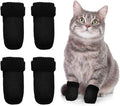 4Pcs Anti Scratch Cat Booties, Cat Anti-Scratch Shoes, Mesh Breathable Shoes for Bathing, Nursing, and Grooming
