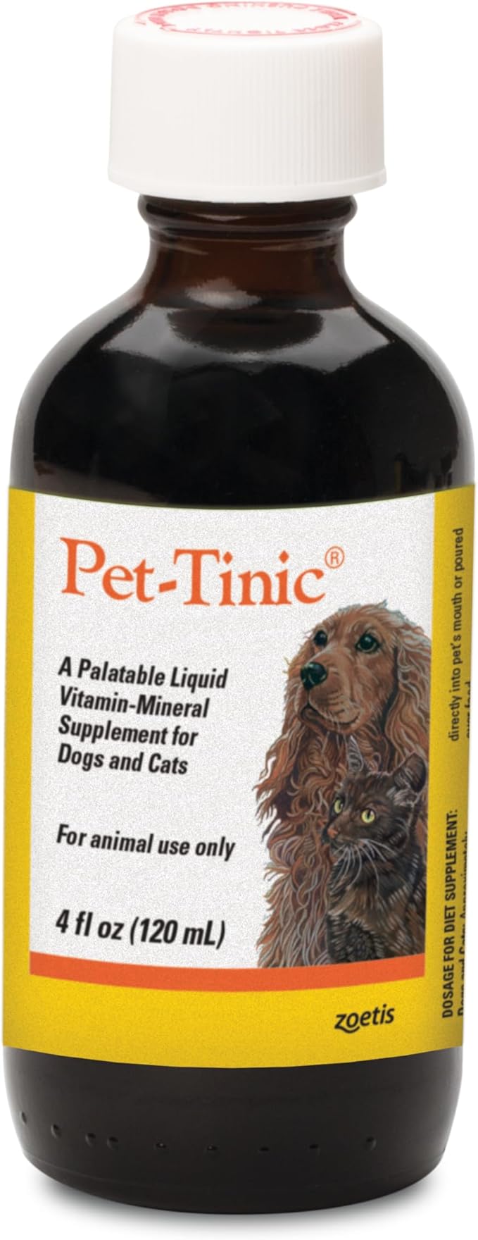 Liquid Vitamin-Mineral Supplement for Dogs & Cats, Beef Liver Flavor, 4 oz