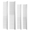 cobee 4 Pcs Dog Grooming Combs, Stainless Steel Pet Comb Set Pet Grooming Comb Kit Metal Knots Hair Remover Cat Brush GroomingTool for Removing Pets Long Short Curly Hair Knot Tangles(3 Sizes)