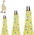 Chicken Duck Goose Diaper Washable Pet Fruit Print Diapers for Hens Roosters Poultry (Lemon, Large)