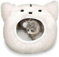 CATISM Cat Bed, Cat Beds for Indoor Cats, Cats Bed Cave for Indoor, Cozy Hooded Beds with Soft Cushion, Removable Washable