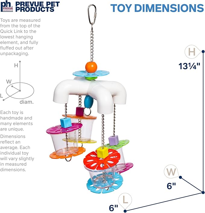 Prevue Pet Products Sink 'n Seek - Playfuls Forage & Engage Bird Toy 60250