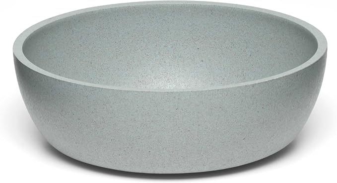 Loving Pets - Dolce Bamboo - Eco-Friendly Pet Bowls & Dishes for Dog, Cats, Puppy Food and Water Bowl -Sustainable and Dishwasher Safe, Made with Real Bamboo (Large, Slate-Grey)