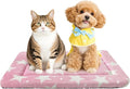 Dog Bed Mat – Soft & Comfortable Dog Kennel Pad for Crate – Durable Crate Bed & Mat for Dogs & Cats – Ideal for Crate, Kennel, and Home Use (Big&Little Stars Pink, S(24"*18"*1.5"))