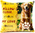 Photo Pet Memorial Throw Pillow | Personalized Custom Pillow, a Warm & Comforting Gift for Remembering Beloved Dogs and Cats