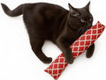 15" Catnip Cat Kicker Toys/Kitty Kick Sticks/Cat-Nip Kick Sticks (Rose Red) (Kickers Filled with 1 oz Premium Canadian Catnip)