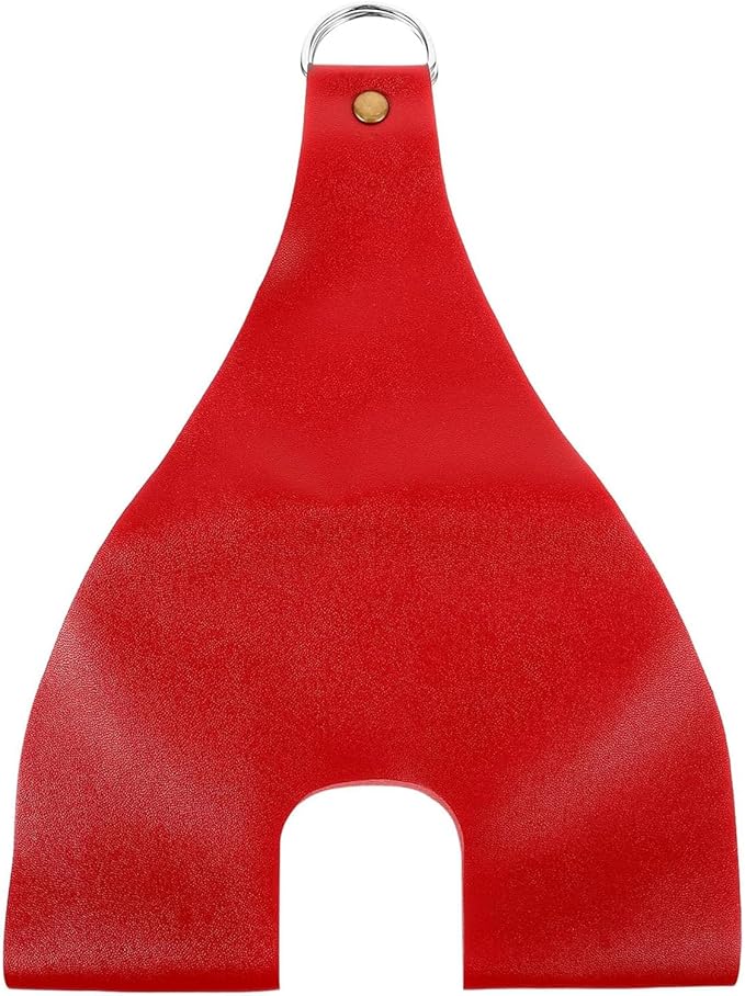 Chicken Carrier PU Chicken Holder Bag Purse Waterproof Poultry Sling with Handle Pet Weighing Bag Pouch Rooster Catching Hand for Ducks Rabbits Travel Transport Accessories Farm Supplies (Red)