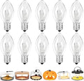 Original Flea Trap Bulb Replacement, 10 Pack 7W Bug Light Bulbs Replacement for Flea Traps Inside Your Home, 7 Watt 120 Volt with a Screw-in Base for Most Indoor Bed Bug Lamp
