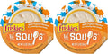 Friskies Purina Natural,Grain Free Wet Cat Food Lickable Cat Treats,Lil' Soups Flaked Chicken - 1.2 oz. Tubs,(Pack of 16)