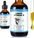 Dog Vitamins D Supplements 2 Fl Oz Liquid Vitamin D for Dogs Strong Bones& Structural Support, Promote Healthy Immune