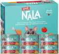 LOVE, NALA - Natural Adult Cat Wet Food - FLAKED Chicken, Sweet Potato, Tomato in Broth - Grain Free, Non-GMO, Digestive Fiber, Vitamins, Minerals - 12 Pack 2.4 lbs.