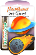 Meowijuana Refillable Cat Toys | Get Spacey - Planet and Meteor Catnip Toys | Includes Potent Hand Harvested Catnip Grown in North America | Promotes Play and Cat Health