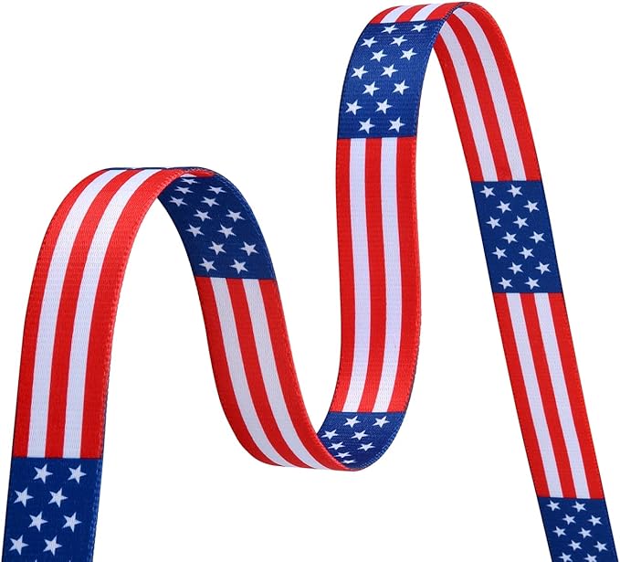 American Flag Dog Collar - Patriotic, US Flag Pattern, Star & Stripes, Fourth of July Dog Collar, Adjustable for Small Medium Large Dogs(Classic US,M)