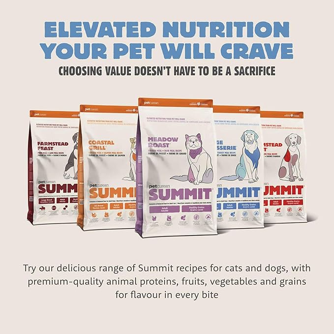 Summit Range Rotisserie Chicken Meal + Turkey Meal Dry Cat Food, Affordable, Healthy Kibble for Adults & Seniors, Multi-Animal Protein for Picky Eaters, Pumpkin for Sensitive Stomachs, 12 lb Bag