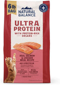 Natural Balance Ultra Protein Dry Cat Food, Real Salmon & Chicken Meal Recipe with Chicken Liver & Chicken Hearts - 6 lbs.