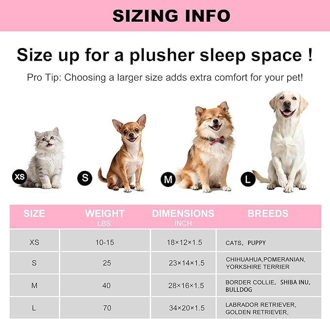 Dog Crate Pad, Ultra Soft & Anti-Slip Kennel Mat, Secure Fit for Metal Crates & Dog Cages, Washable Cozy Bed for Small Medium Large Dogs (Pink, S(23"*14"*1.5"))