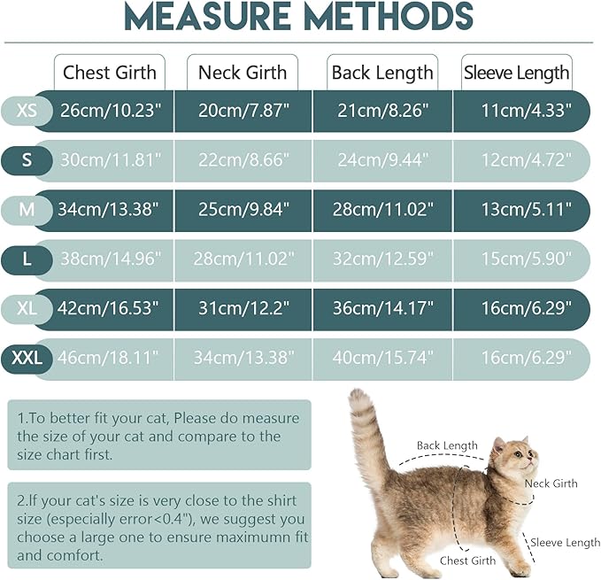 Cat Pajamas for Cats Only, Sticky Hair Cat Clothes, Sphynx Hairless Cats Sweater, Cat Onesie for Cats After Surgery Female Male, Prevent Lost Hair Kitten Onesie Shirts Costumes Outfits for Pet