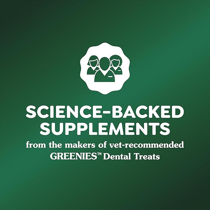 Greenies Supplements Dog Skin and Coat Supplements with Omega 3 Fatty Acids & Fish Oil for Dogs, Chicken Flavor, 14.7 oz, 80 Count (Pack of 2)