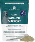 Dr. Bill’s Canine Immune Support | Boosts Dog Immunity and Health with Colostrum, Beta Glucan, Turkey Tail Mushroom, Zinc & Vitamin C | Powder Supplement for Dogs of All Ages