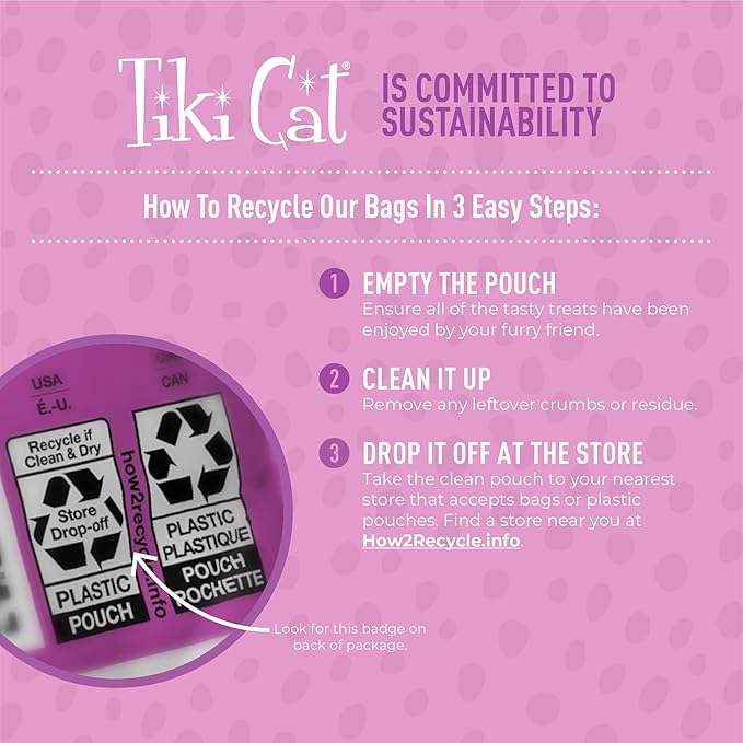 Tiki Cat Baby Soft & Chewy, Chicken Flavored, Low-Calorie, Mini Treats for Kittens 6 Weeks+, 2 oz. Pouch, Pack of 1