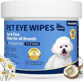 Dog & Cat Eye Paw Face Wipes, Tear Stain Remover for Dogs & Cats, Soothing & Moisturizing & Gentle, Eye Debris, Discharge, Mucus - 100pcs