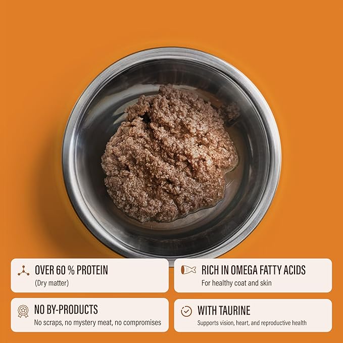 Chewer's Joy Wet Cat Food Variety Pack – 3 Flavors: Tuna & Salmon, Chicken & Turkey – Natural Pâté – High Protein – Grain Free – Complete & Balanced Nutrition – 12 Cans (3 oz)
