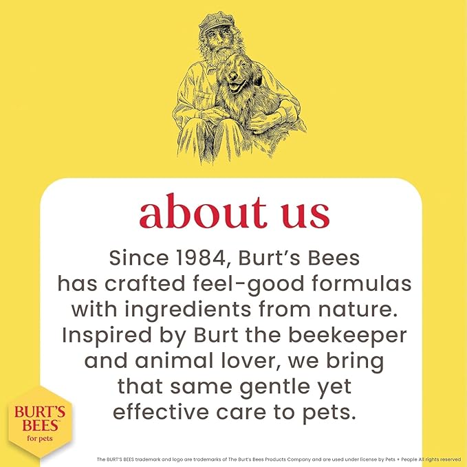 Burt's Bees for Pets Cat Dander Reducing Spray with Colloidal Oat Flour and Honey, Waterless Grooming Spray for Dry Skin and Dandruff Control, Cat Dander Remover for Allergy Support, 10 Fl Oz