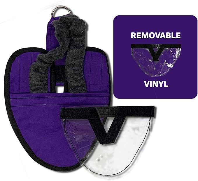 Hen Holster Starter Kit - Wrap-Around Duck Diaper w/Removable Liner & Fixed Tab - Durable, Secure Fit, Easy-to-Wear - Essential Duck Supplies for Real Ducks, Made in USA - Purple, XS