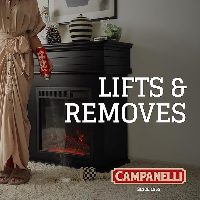 CAMPANELLI Pro Series Stain Remover Spray | Precision Point & Spray Carpet Cleaner for Pet Stains and Odors - Spot Remover for Carpets, Fabrics, Upholstery & Household Spills | 18oz Aerosol