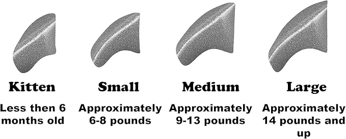 6 Month Supply Soft Nail Caps for Cats Metallic Silver Medium - Extra Adhesives