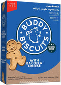 Buddy Biscuits 16 oz. Box of Crunchy Dog Treats Made with Bacon & Cheese
