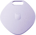 Engraved Pet ID Tag - Personalized Name Tag Engraved Cat Collar Charms, Aluminum Alloy Cat Customized Name Tag for Kitten Small Large Cats (Star-Monet Purple)