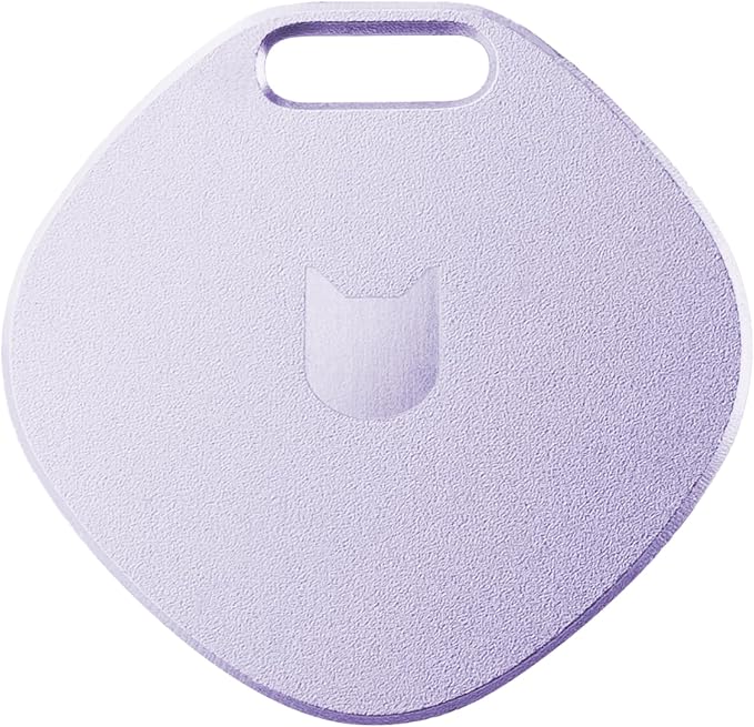 Engraved Pet ID Tag - Personalized Name Tag Engraved Cat Collar Charms, Aluminum Alloy Cat Customized Name Tag for Kitten Small Large Cats (Star-Monet Purple)
