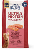 Natural Balance Ultra Protein Dry Cat Food, Real Salmon & Chicken Meal Recipe with Chicken Liver & Chicken Hearts - 10 lbs.
