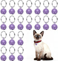 Cat Bells, Small Pet Copper Bells Collars Charm with Key Rings Loud Crisp Sound Anti-Lost Pendant Accessories