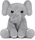 BRICHOEE Weighted Stuffed Animals, 5lbs Elephant Plush Sensory Weighted Elephant Stuffed Animals, Cute Plush Toy Calming Plushie Pillow Birthday Gifts for Adults Baby Kids Boys Girls
