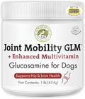 Wholistic Pet Organics - Hip and Joint Supplement for Dogs & Cats - Cat & Dog Joint Supplement - Green Lipped Mussels, Glucosamine, Chondroitin for Dogs & Cat Mobility Support - 1 Lb - 45 Scoops