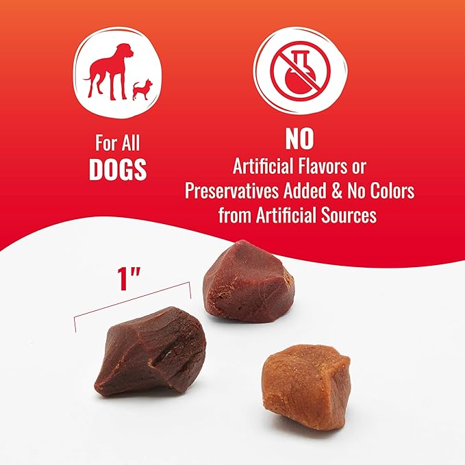 Good 'n' Tasty Kabob Bites Treat for All Dogs, 18 Ounces, Gourmet Dog Treats with Chicken, Duck or Chicken Liver, New Improved Formula for Softer Texture