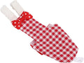 Bird Diaper Red Cotton Adjustable Parrots Pilot Suit for Macaw Budgies Safe Soft Comfortable for Parakeet 1x Bird Diaper (S Red Plaid)