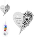 Aluminum Ornament Suncatcher - Memorial Wing Ornament - Sympathy Gift for Loss of Pet - Grieving Keepsake for Women, Men - Bereavement Gifts for Dog Lovers - Window Hanging Home Decor
