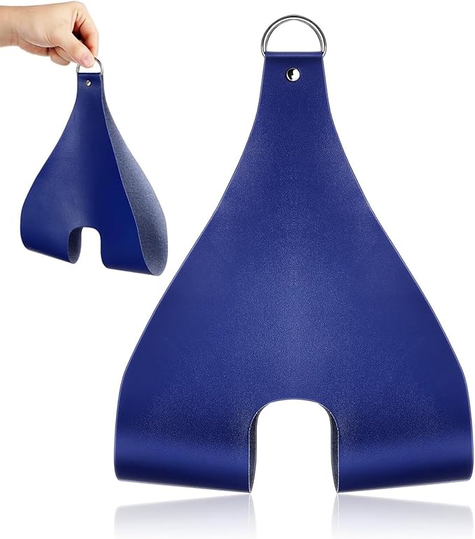 Chicken Carrier PU Chicken Holder Bag Purse Waterproof Poultry Sling with Handle Pet Weighing Bag Pouch Rooster Catching Hand for Ducks Rabbits Travel Transport Accessories Farm Supplies (Blue)