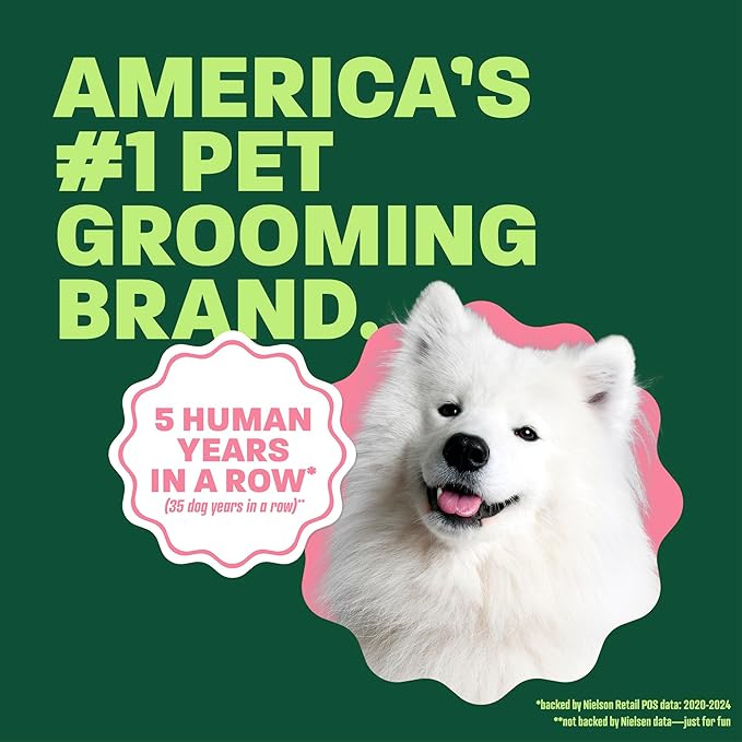 TropiClean Dog Conditioner, Easy Detangling & Moisturizing Conditioner, Puppy Safe, Made in the USA, Kiwi & Cocoa Butter Scent, 20oz.